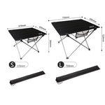 Outdoor camping small folding table aviation light aluminum alloy portable picnic table