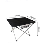 Outdoor camping small folding table aviation light aluminum alloy portable picnic table