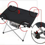 Outdoor camping small folding table aviation light aluminum alloy portable picnic table